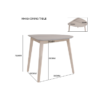 KHASA Dining Table - Cocoa - Image 5