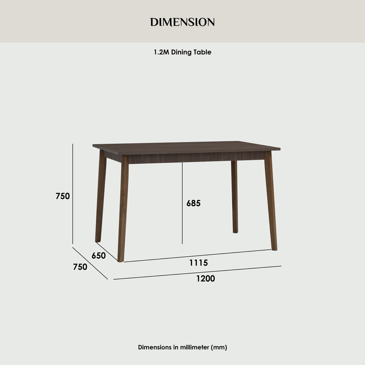 1.2M STARK Dining Table - Image 4