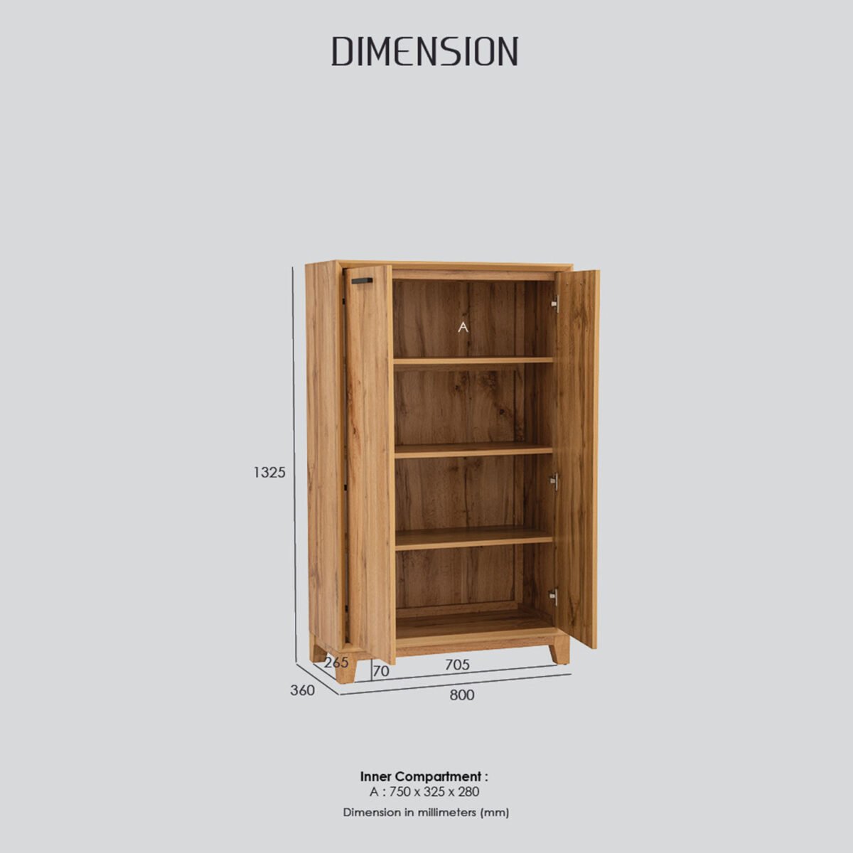 OREGON Multi Function Cabinet - Image 5