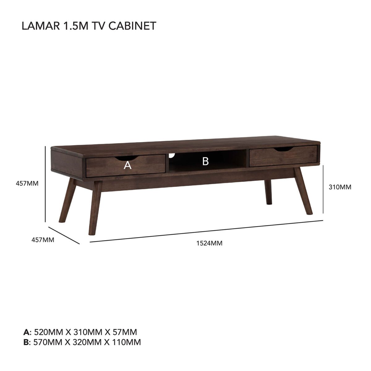 1.5M LAMAR TV Cabinet - Image 4