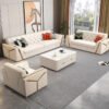 ÉLITE Upholstered Leather Sofa Set