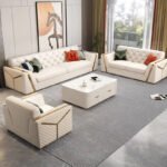 ÉLITE Upholstered Leather Sofa Set