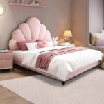 Rose Haven Upholstered Leather Queen Bedframe