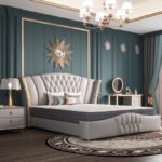 Imperial Upholstered Leather Queen Bedframe