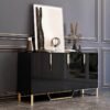 1.5M Throne Sideboard Cabinet - Black