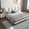 Aurora Upholstered Velvet Queen Bedframe - Image 10