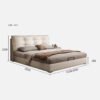 Aurora Upholstered Velvet Queen Bedframe - Image 6