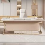 1.8M Roseanne Marble Office Desk