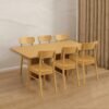 Oak Table & Kodee Chairs Dining Set