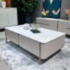 1.3M Elysia Solid Marble Stone Coffee Table - Image 4