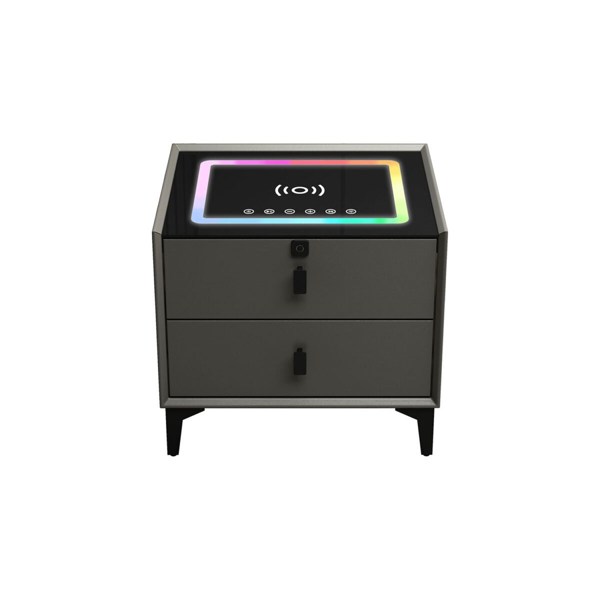 Travis Smart Side Table with Bluetooth Speaker - Image 5