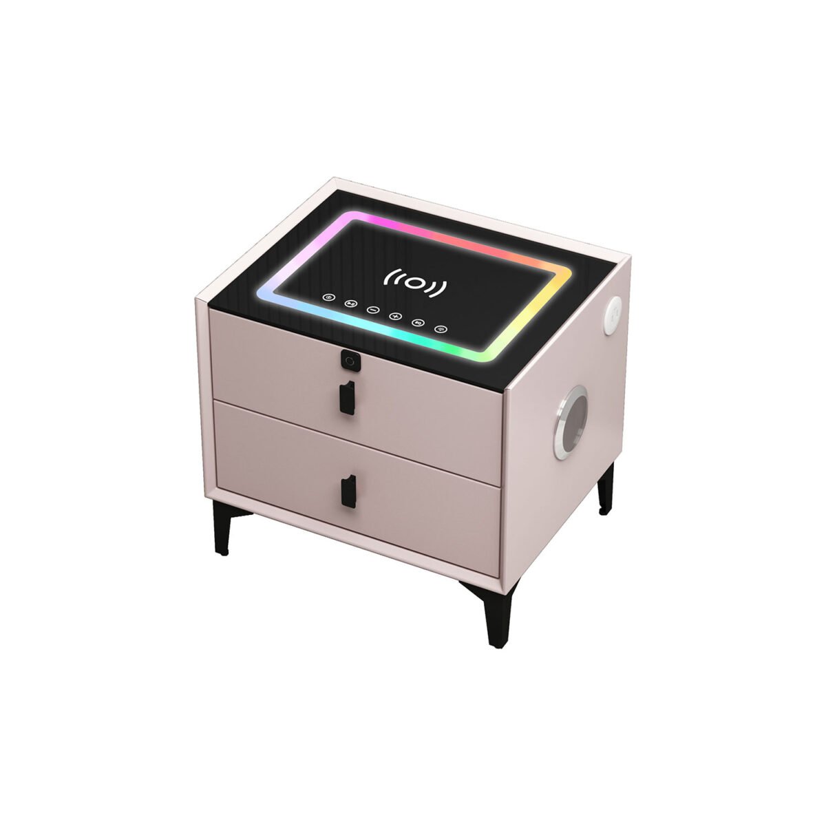 Rose Smart Side Table with Bluetooth Speaker - Image 4