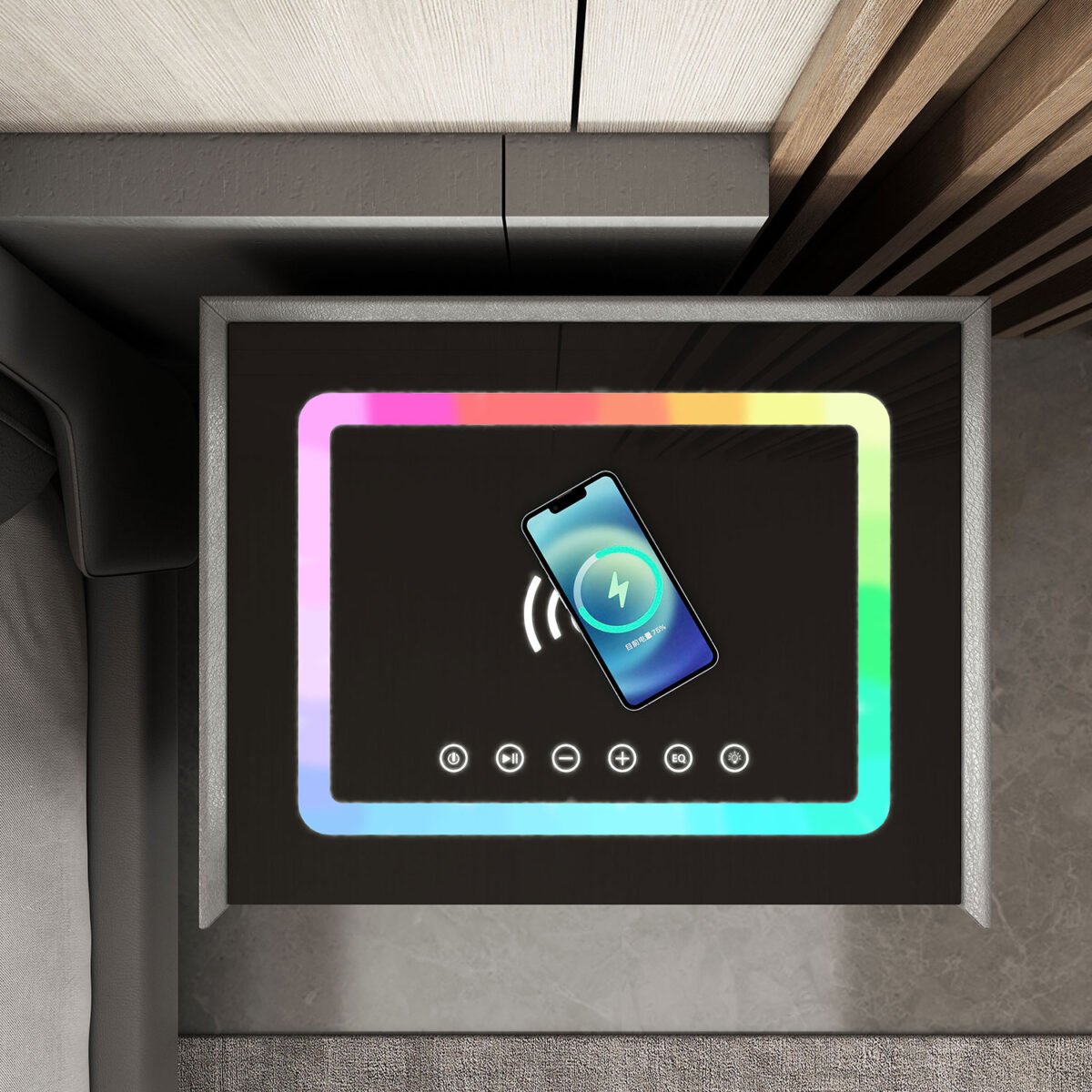 Nova Smart Side Table with Bluetooth Speaker - Image 6