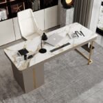 1.8M Manhattan Solid Marble Stone Working Desk
