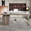 1.8M Manhattan Solid Marble Stone Working Desk - Image 3