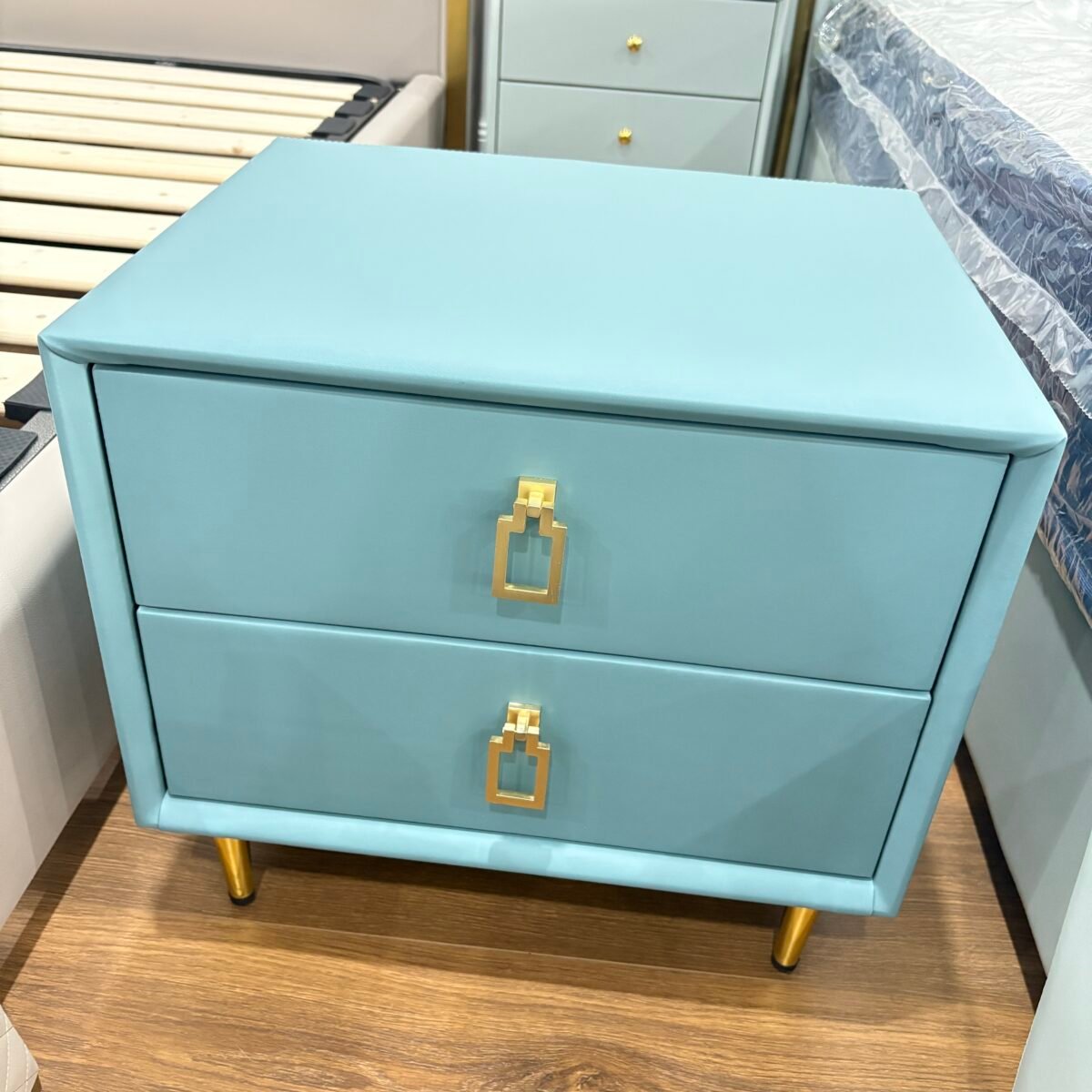 Leather Nightstand Side Table – Tosca - Image 5