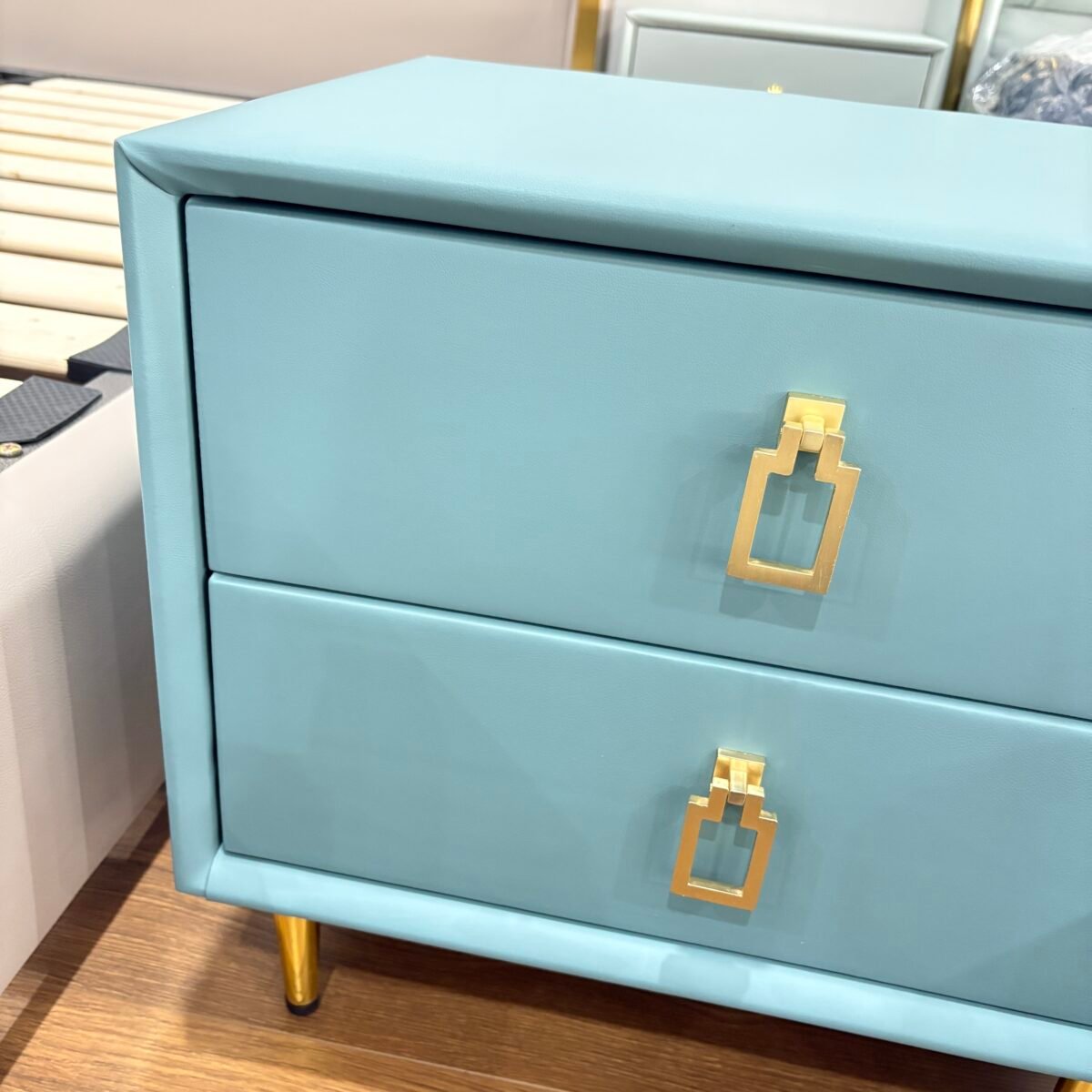 Leather Nightstand Side Table – Tosca - Image 4