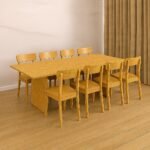 2.0M HOKKAIDO Table with 8 Kodee Chairs DINING SET