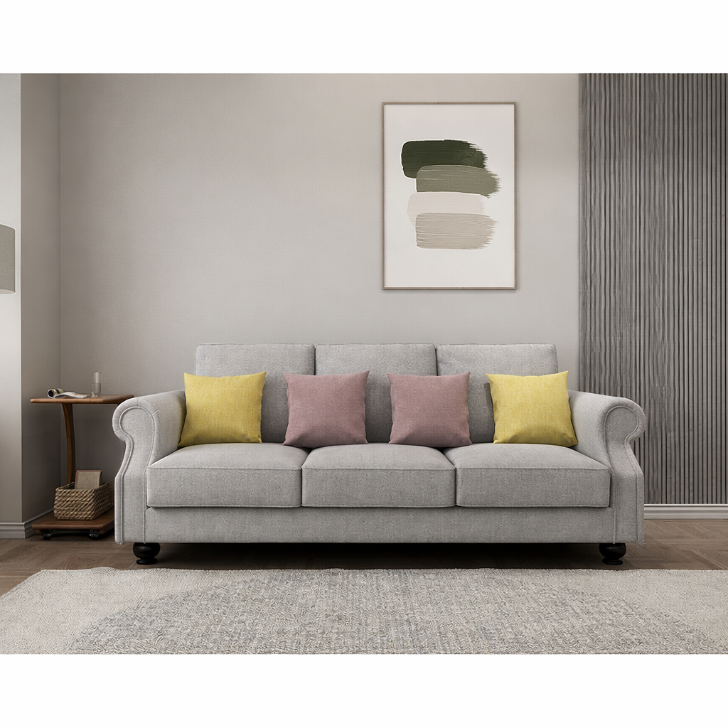 Cozy 3 Seater Sofa - Cloud Grey