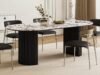 1.8M Anya Solid Marble Stone Dining Table