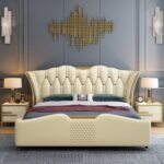 Majestic King Size 3 Piece Bedroom Suite Set - Vanilla