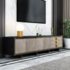 2.4M Kingdom Tempered Glass TV Stand - Image 3