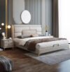 Prime Upholstered Leather King Size Bedframe - Image 3
