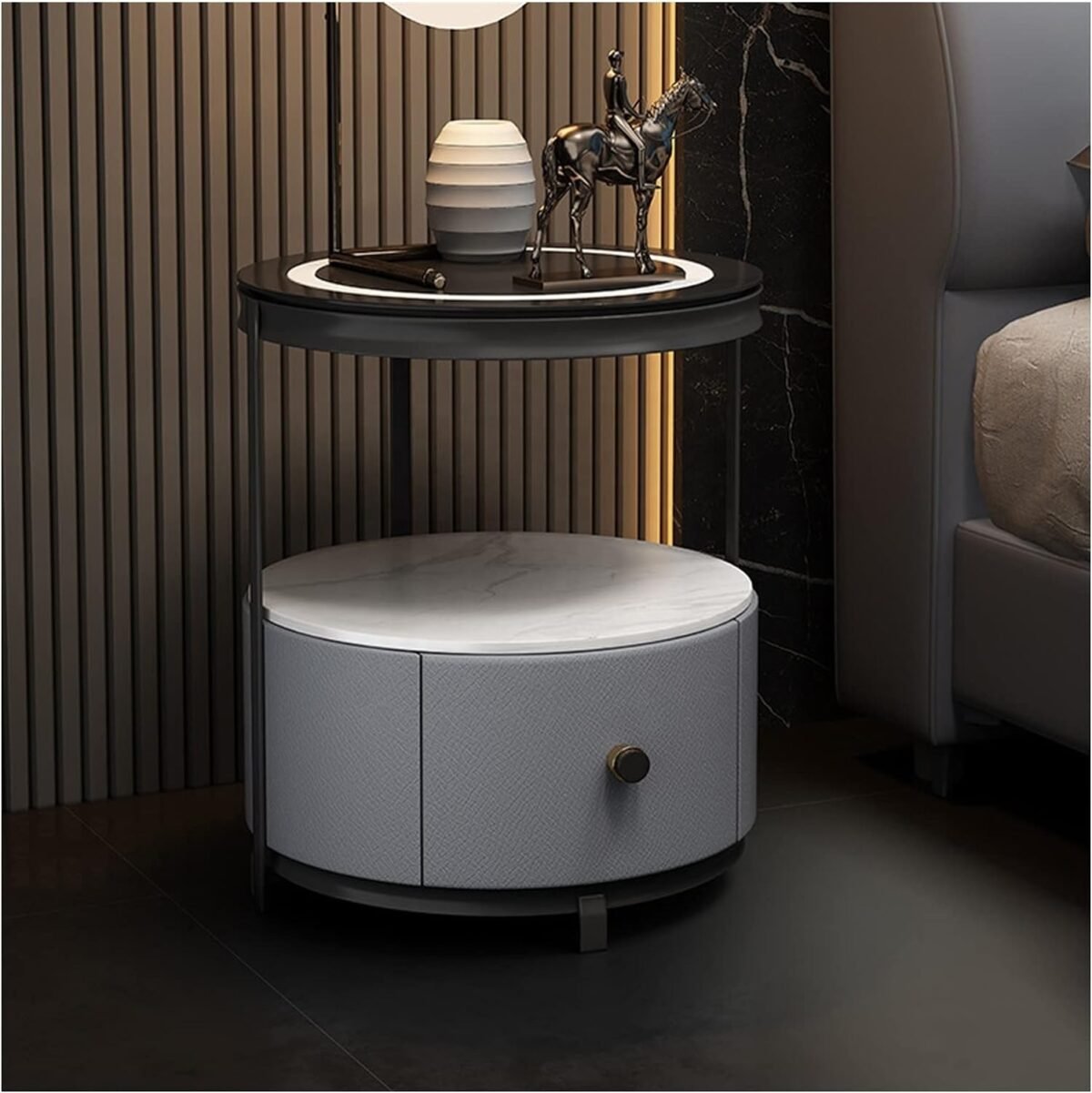 Onyx Ceramic Smart Side Table - Image 1