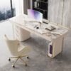 1.8M Beverly Marble Office Desk - Image 4