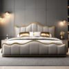 Frances Upholstered King Size Bedframe - Image 3