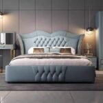 Dreamscape Upholstered Leather King Size Bedframe