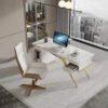 1.8M Melbourne Marble Office Desk