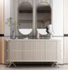 1.5M Vienna Marble Top Sideboard - Beige
