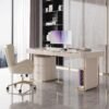 1.8M Beverly Marble Office Desk - Image 5