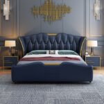 Majestic King Size 3 Piece Bedroom Suite Set - Navy