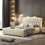 Majestic King Size 3 Piece Bedroom Suite Set - Beige