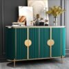 1.5M Verti Marble Top Sideboard - Emerald - Image 2