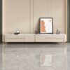 2.4M Elysia Solid Marble Stone TV Stand