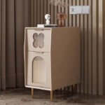 Tally Leather Nightstand