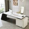 1.8M Brooklyn Marble Office Desk