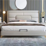 Prime Upholstered Leather King Size Bedframe