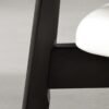 ANYA Leather Dining Chair - Black - Image 4