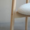 ANYA Teddy Dining Chair - Natural - Image 6