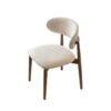 ANYA Linen Dining Chair - Cocoa - Image 6