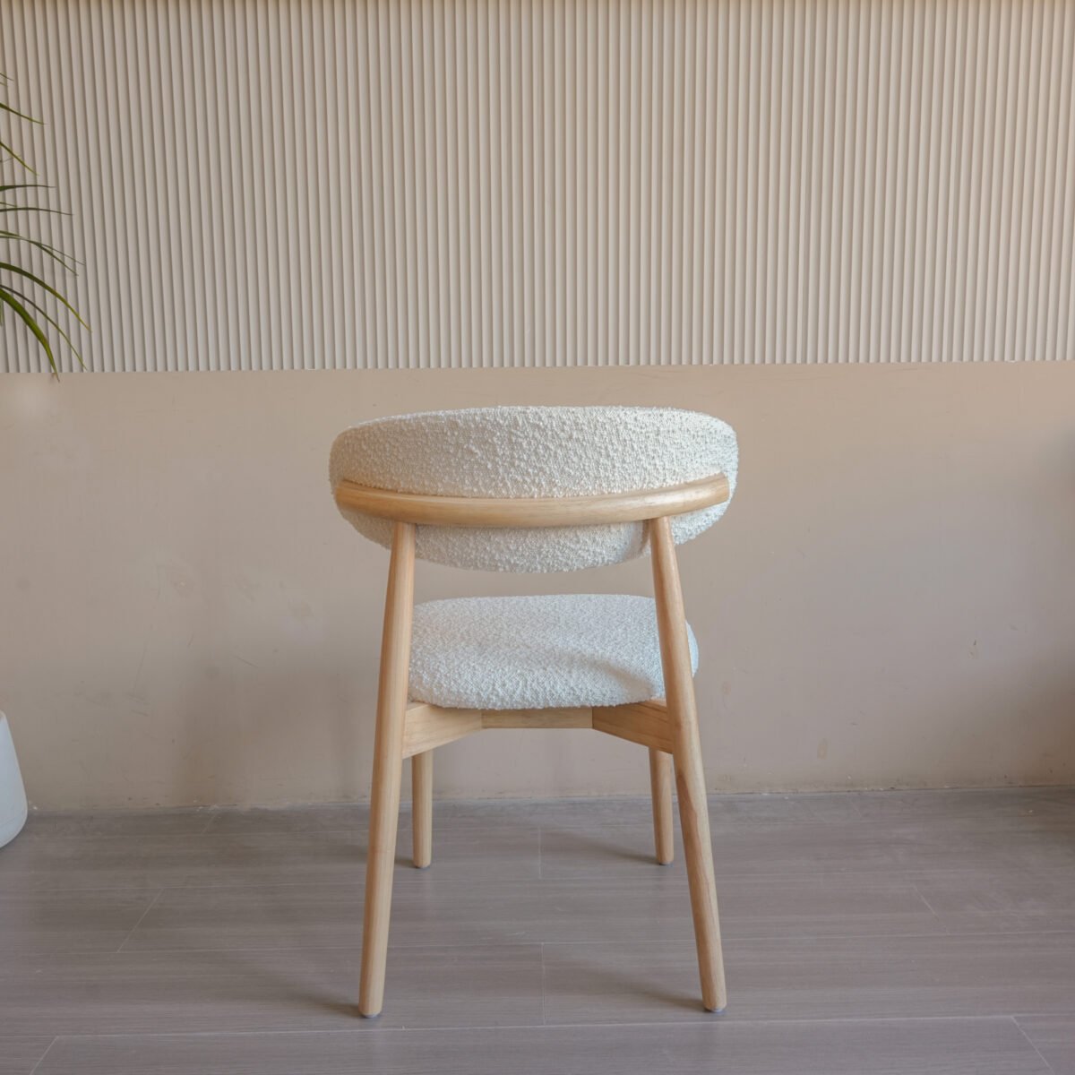 ANYA Teddy Dining Chair - Natural - Image 4