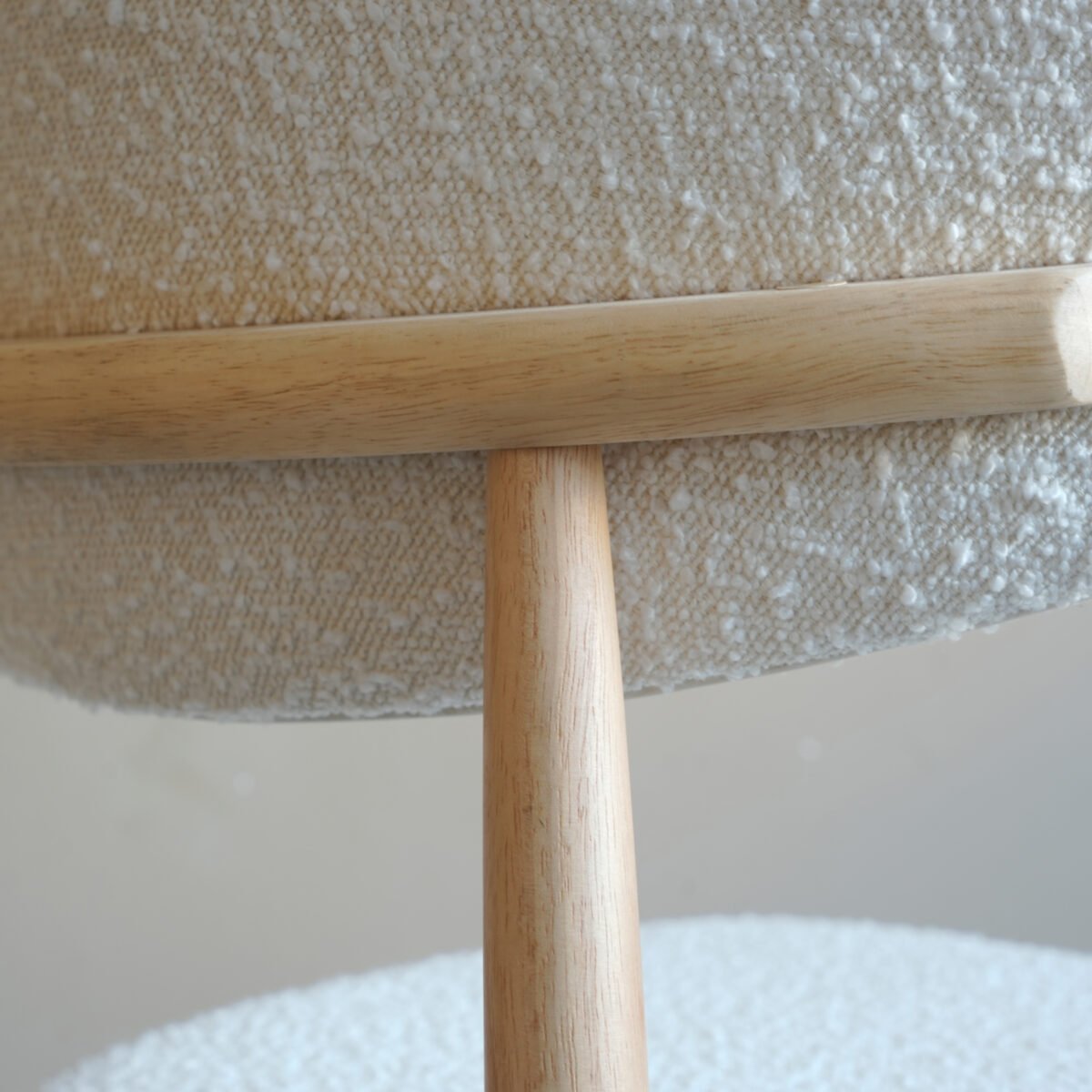 ANYA Teddy Dining Chair - Natural - Image 5