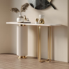 1.5M Diane Slate Marble Top Console Table - Image 3