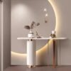 1.5M Diane Slate Marble Top Console Table - Image 6