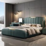 Emperor King 4 Piece Bedroom Suite Set Gas Lifting - Emerald