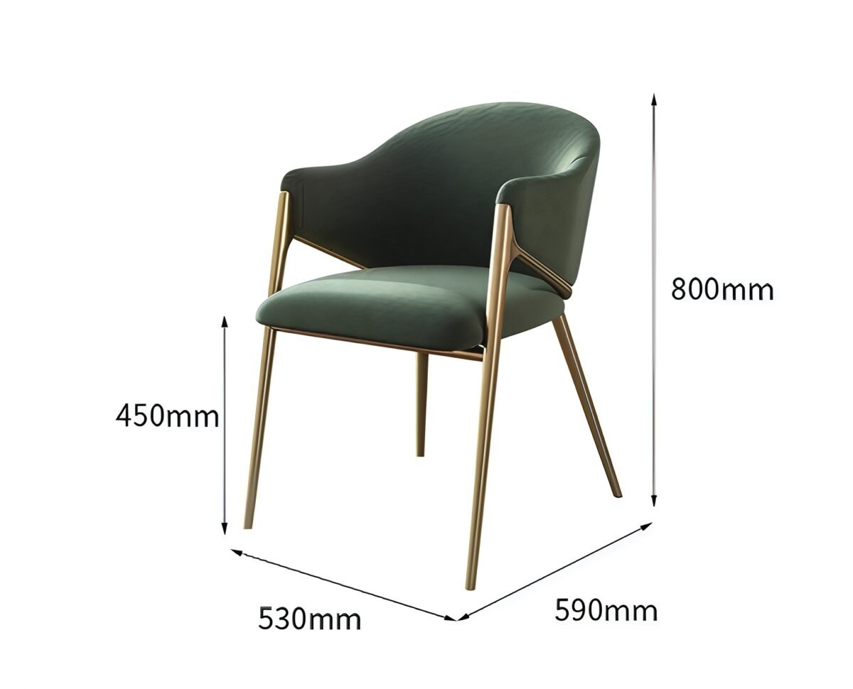MYER Leather Dining Chair - Image 7